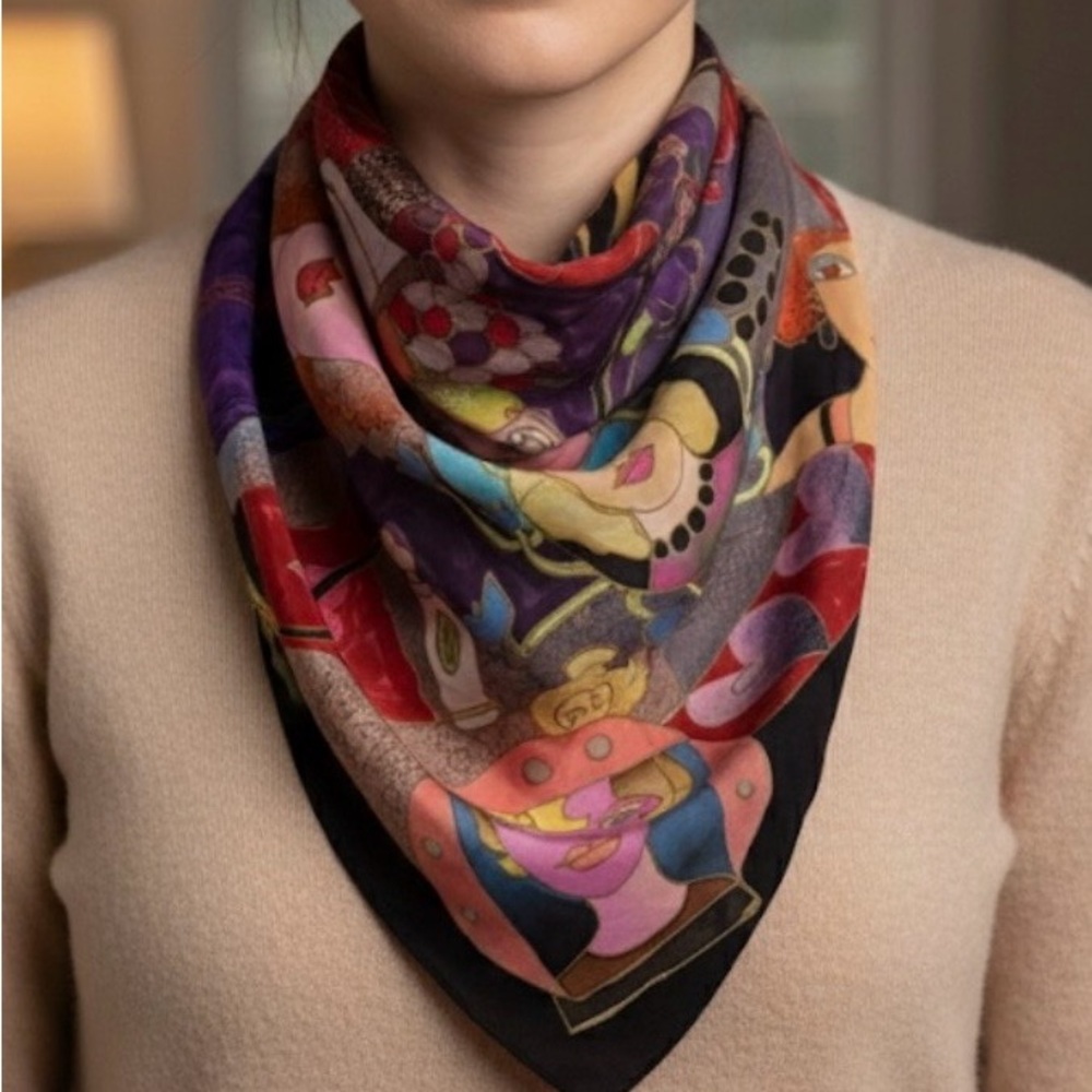 Batik scarf.